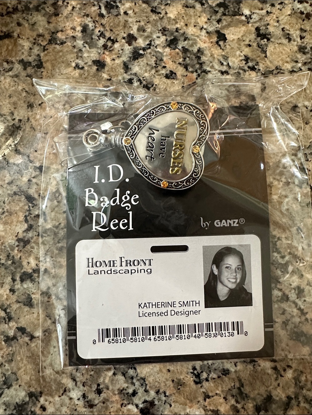 NWT GANZ ID Badge Reel Nurse- nurses have heart